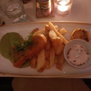 Tofu & chips. This was such a generous portion and tasted great at Twelve Eatery in Bournemouth