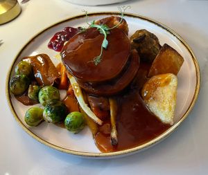 Christmas chicken roast  at Twelve Eatery in Bournemouth