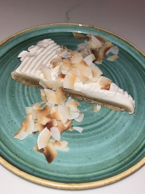 Dulce de leche cheesecake  at Twelve Eatery in Bournemouth