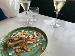 Dulche de leche cheesecake  at Twelve Eatery in Bournemouth