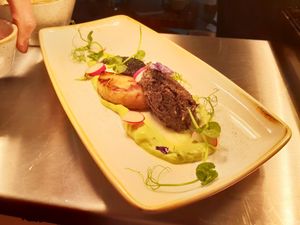 Smoked Celeriac  Starter at Twelve Eatery in Bournemouth