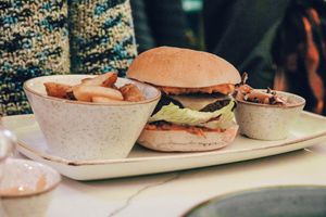 B twelve burger  at Twelve Eatery in Bournemouth