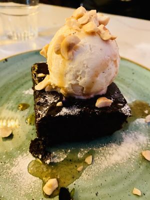 Brownie  at Twelve Eatery in Bournemouth