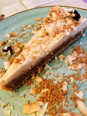 Dulce de Leche Cheesecake  at Twelve Eatery in Bournemouth