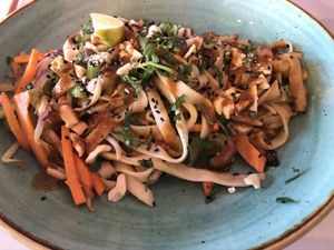 Asian noodles  at Twelve Eatery in Bournemouth