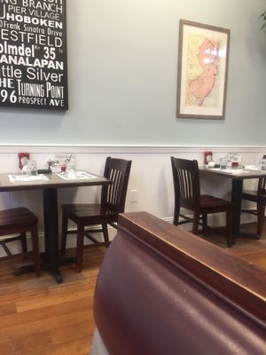 View of some of the seating at Turning Point in Lawrence Township