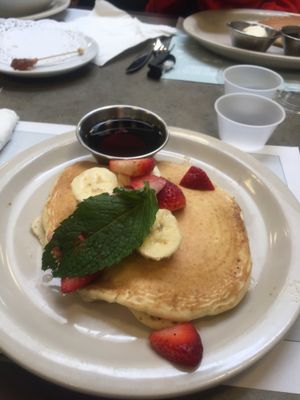 Vegan panckake at Turning Point in Lawrence Township