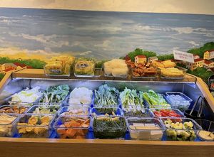 Hot pot ingredients   at Fondu - 有哆創意蔬食洋食館 in Taipei