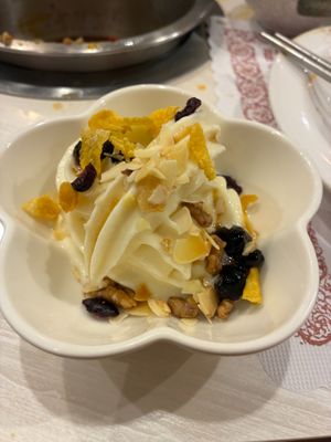 Soft serve for dessert at Fondu - 有哆創意蔬食洋食館 in Taipei