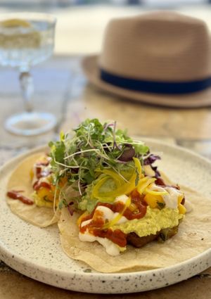 Mango tacos   at The Milkman's Daughter in Mermaid Beach