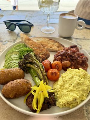 Vegan breakfast   at The Milkman's Daughter in Mermaid Beach