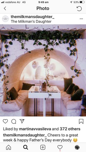 Igloo hideouts at The Milkman's Daughter in Mermaid Beach