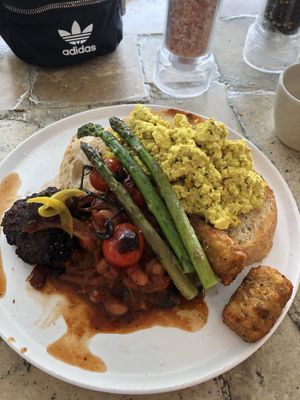 Farmers breakfast  at The Milkman's Daughter in Mermaid Beach