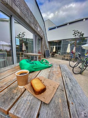 Plenty of Vegan cake at Milk - Edinburgh Sculpture Workshop in Edinburgh