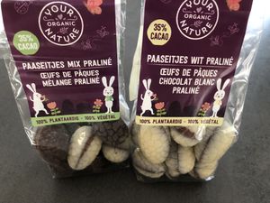 Vegan eastern eggs  at Ekoplaza - Rechtstraat in Maastricht