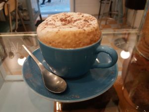 Capuccino
 at Luke's in Bilbao