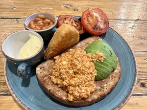 Vegan breakfast feast (bland & basic)   at Route 7 in Aviemore