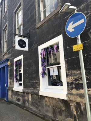 Exterior at Naked Bakery in Edinburgh
