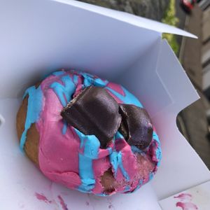 Vegan bueno donut  at Naked Bakery in Edinburgh