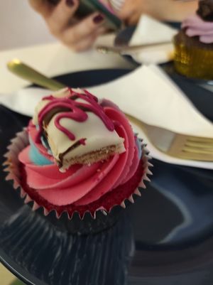 Kinder Bueno cupcake at Naked Bakery in Edinburgh