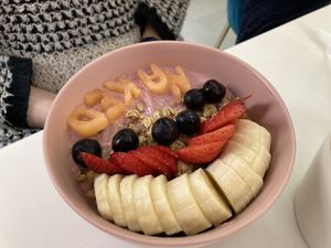 Smoothie bowl  at Naked Bakery in Edinburgh
