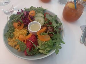 Buddha bowl at Naked Bakery in Edinburgh