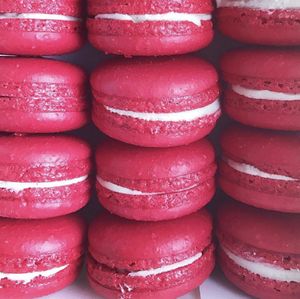macarons at Naked Bakery in Edinburgh