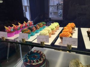 Great choice of cakes at Naked Bakery in Edinburgh