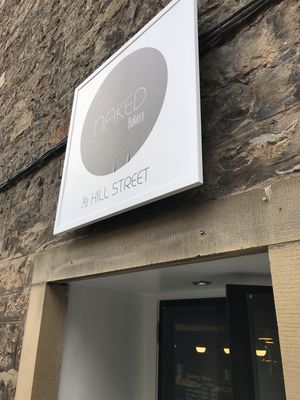 Welcome  at Naked Bakery in Edinburgh