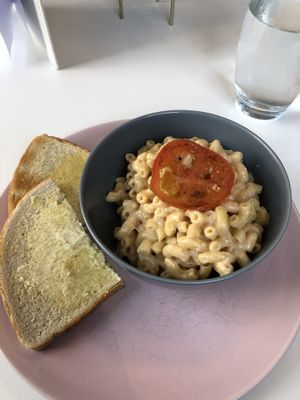 Vegan Mac and Cheese at Naked Bakery in Edinburgh