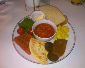 Vegan Scottish Breakfast at Naked Bakery in Edinburgh