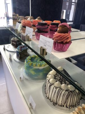 Vegan cakes and cupcakes  at Naked Bakery in Edinburgh