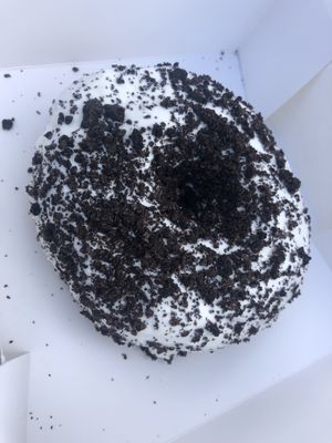 Oreo doughnut at Naked Bakery in Edinburgh