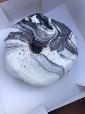 Biscoff doughnut at Naked Bakery in Edinburgh
