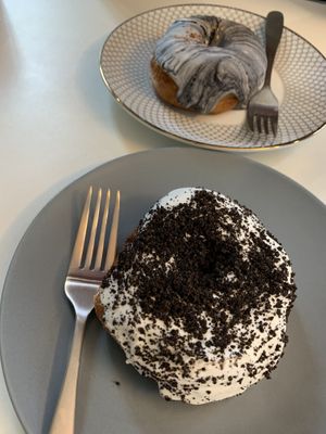 Donuts at Naked Bakery in Edinburgh