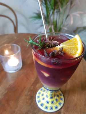 Garden sangria at HOME Bistro and Cafe in Busan