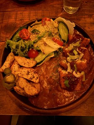 Delicious katsu tofu curry!  at HOME Bistro and Cafe in Busan