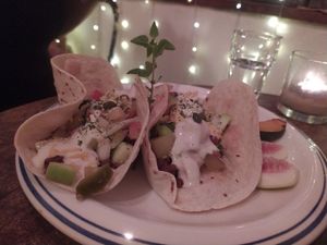 Tacos at HOME Bistro and Cafe in Busan