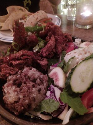 Kung fu boy at HOME Bistro and Cafe in Busan