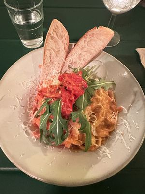 Tomato Rose Pasta #Veganuary at HOME Bistro and Cafe in Busan