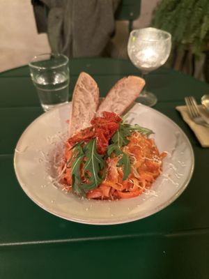 Tomato Rose Pasta #Veganuary at HOME Bistro and Cafe in Busan