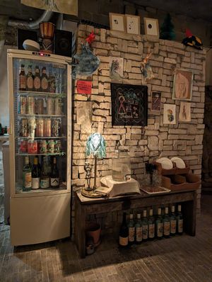 Water station at HOME Bistro and Cafe in Busan