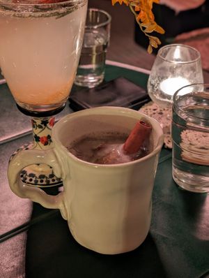 Ginger tea at HOME Bistro and Cafe in Busan