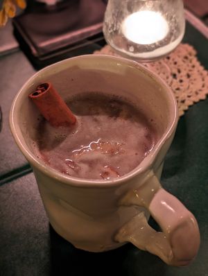 Ginger tea at HOME Bistro and Cafe in Busan