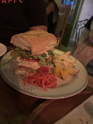 Tofu ranch sandwich  at HOME Bistro and Cafe in Busan