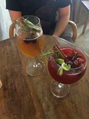 Mexico’s Red Sunset Margarita and Apple Highball  at HOME Bistro and Cafe in Busan