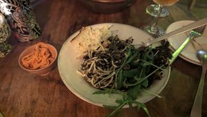 Seaweed pesto at HOME Bistro and Cafe in Busan