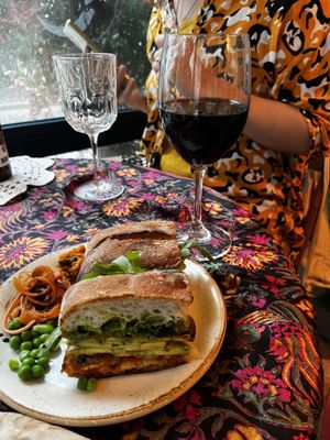 Sandwhich and other meals  at HOME Bistro and Cafe in Busan