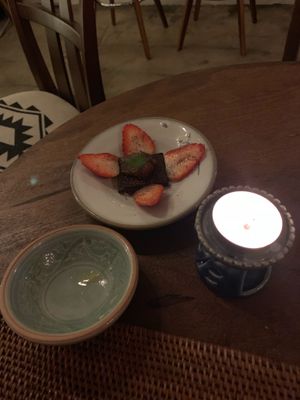 Vegan chocolate!!! at HOME Bistro and Cafe in Busan