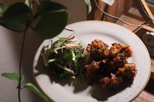 Kung fu boy at HOME Bistro and Cafe in Busan